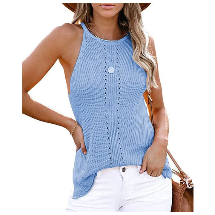 Dame Åben ryg Strik tanktop Stilla