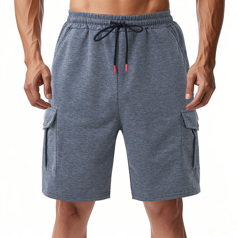 Herre cargo-shorts med funktionelle lommer og elastisk bånd Stilla