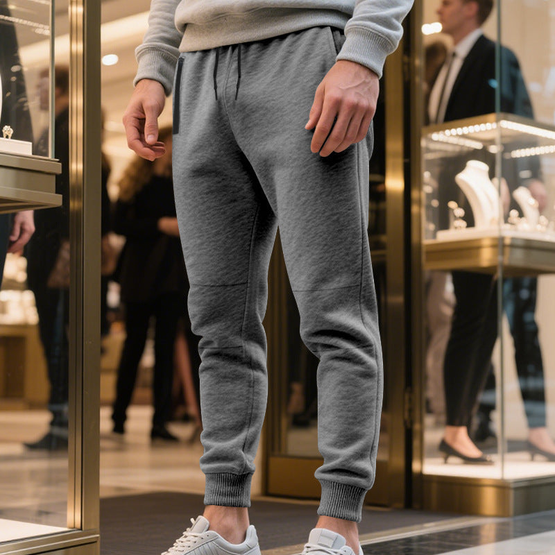 Herrer Sporty Cargo-Joggingbukser med elastisk talje og praktiske lommer Stilla