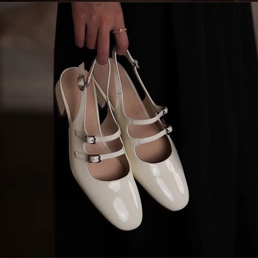 Dame Slingback-pumper med delikat cut-out-design og behagelig indersål Stilla