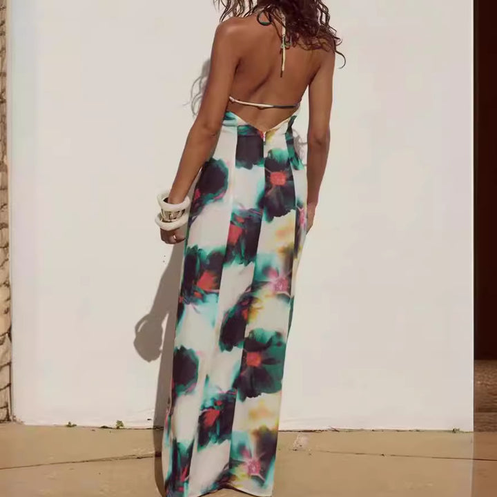 Femme Cowl Neck Midi Kjole Stilla