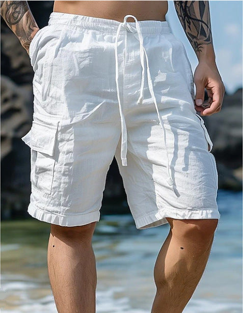Herrer Cargo-short med flere lommer Stilla
