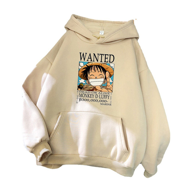 Kvindernes hoodie med kreativt tegneserie motiv Skovae