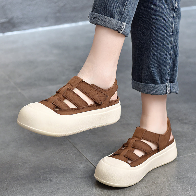 Damer Åndbare Sandaler med praktisk Velcro og innovativt design Stilla