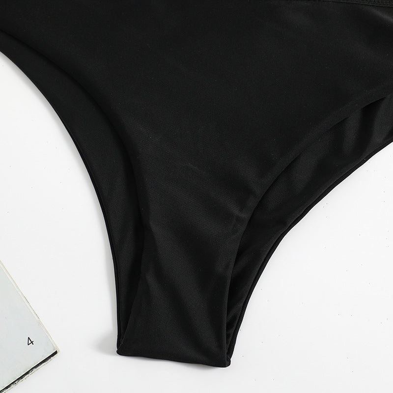Dame Sporty Bikini-sæt med elastisk bånd og stilfulde striber Stilla