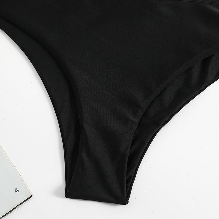 Dame Sporty Bikini-sæt med elastisk bånd og stilfulde striber Stilla