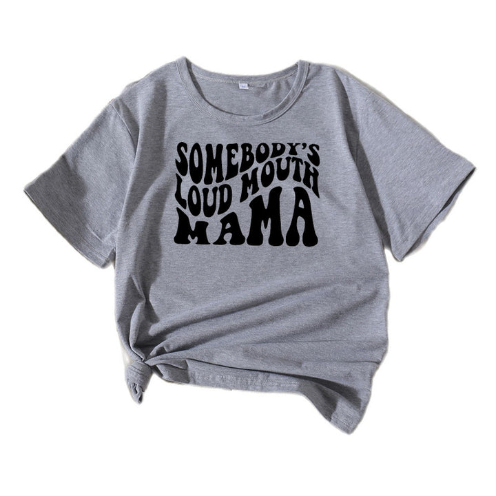 Dame Relaxed Fit Grafik Top Stilla