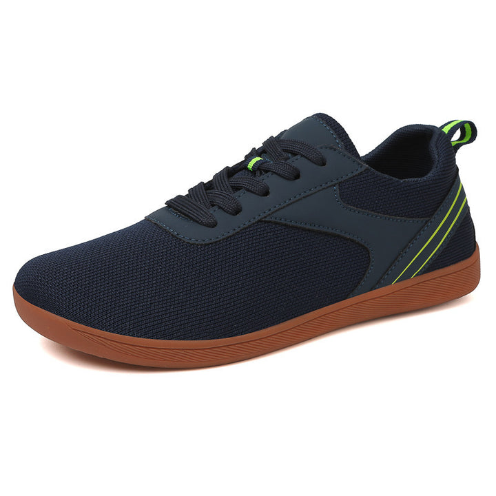 Herren nan lette åndbare mesh-hverdags sneakers med polstret komfort fodseng og fleksibel gummisål Skovae