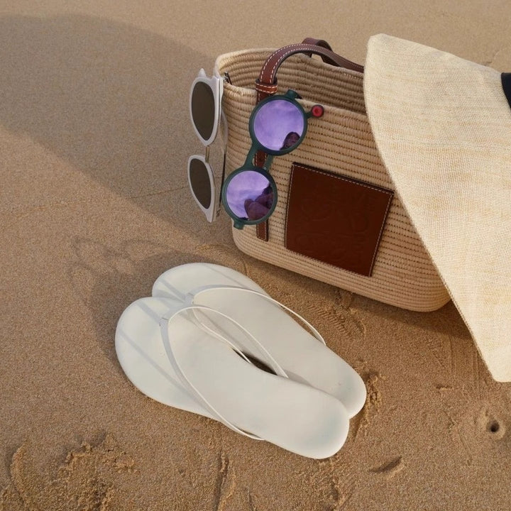 Dame Metallic Rem Flip Flops Stilla