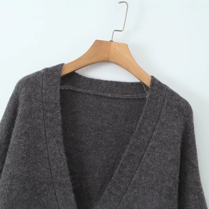 Kvinders Oversized Strikjakke Stilla