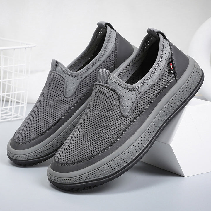 Dame Åndbare Slip-On Fritidssko med skridsikker Sål og let Design Stilla
