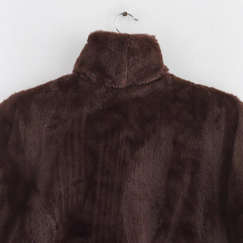 Femme Cozy Künst pels Vest Stilla