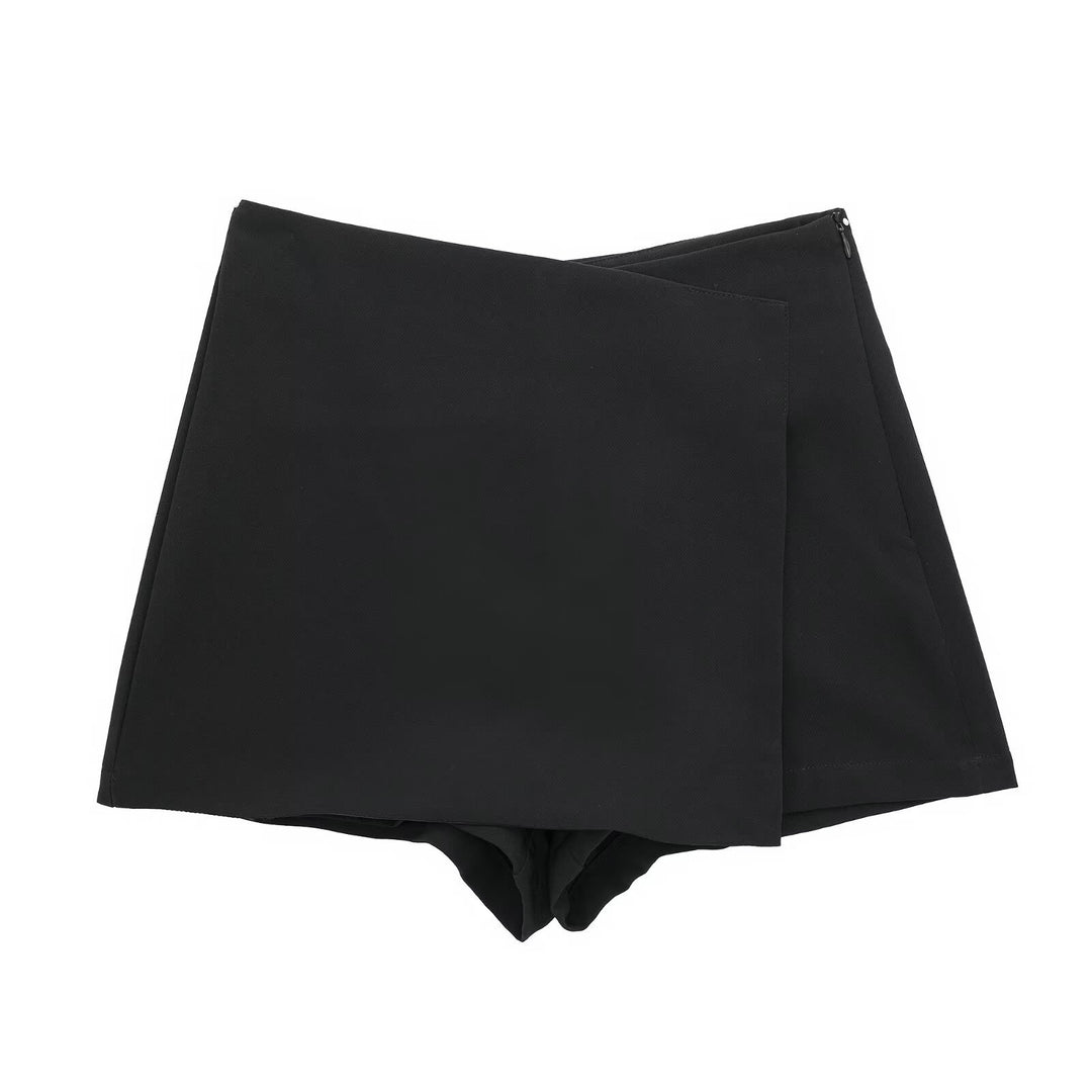 Dame sportlige shorts med elegant lagdesign Skovae