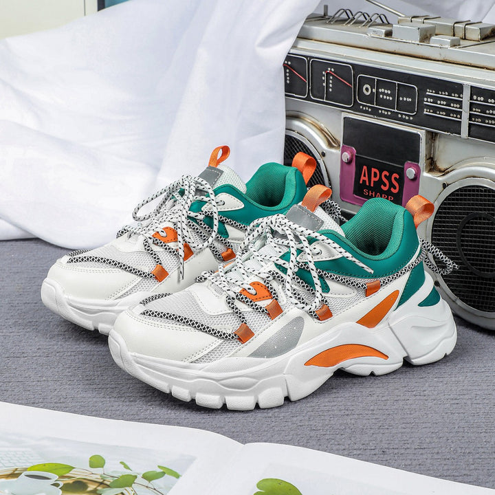 Dame Sporty Lifestyle-sneakers med åndbart netovermateriale og dæmpende sål Stilla