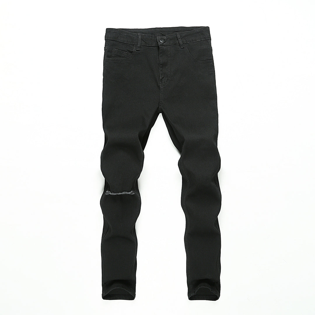 Herrer Skinny Jeans i trendy Distressed-look Stilla
