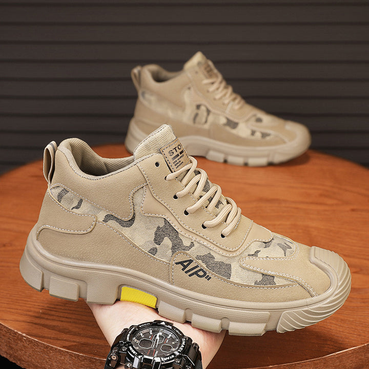 Femme Høj-Top Camo Sneakers Stilla