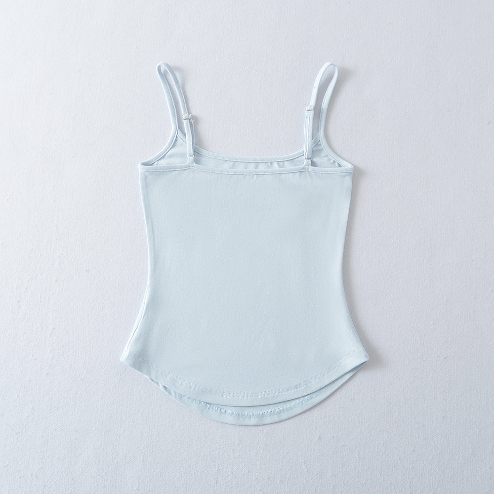 Dame tanktop i åndbart strækmateriale med fin pasform Stilla