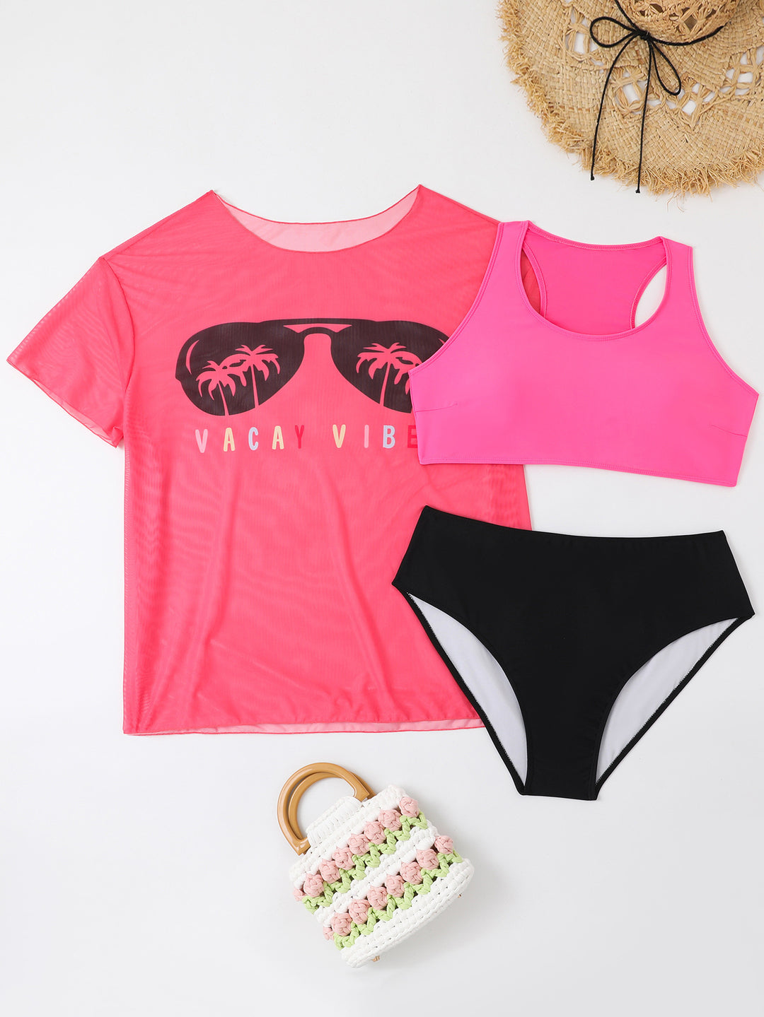 Damer Sporty bikini-sæt med let top og moderne design Skovae