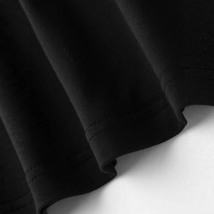 Dame oversized grafik T-shirt med urban design Skovae