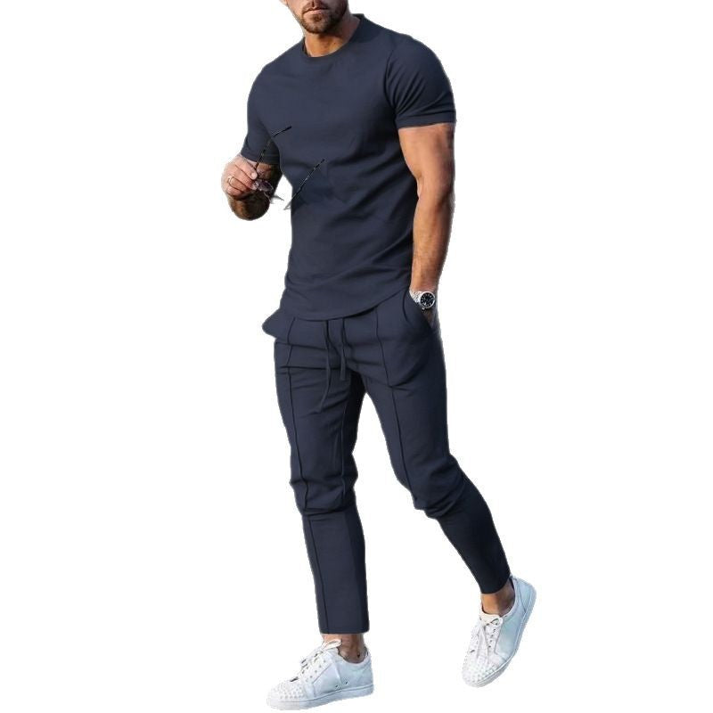 Herrer afslappet fritidsoutfit med elastisk talje og behagelige lommer Stilla