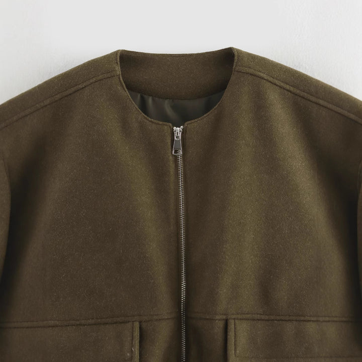 Femme Utility Puffer-vest med skjulte lommer Stilla