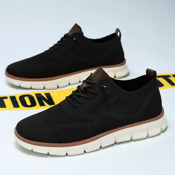 Dame Sneakers med åndbart strikdesign Stilla