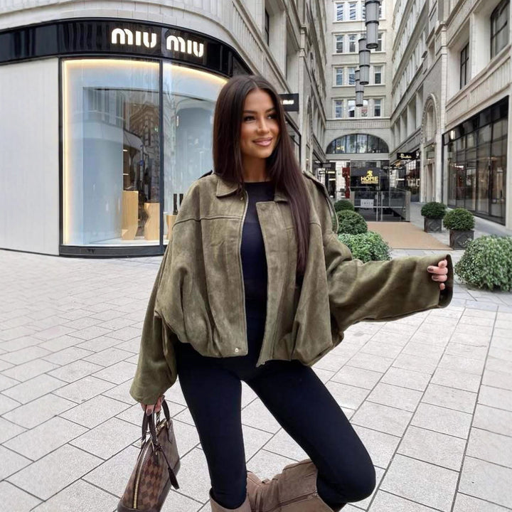 Kvinders Mode Oversized Jakke Skovae