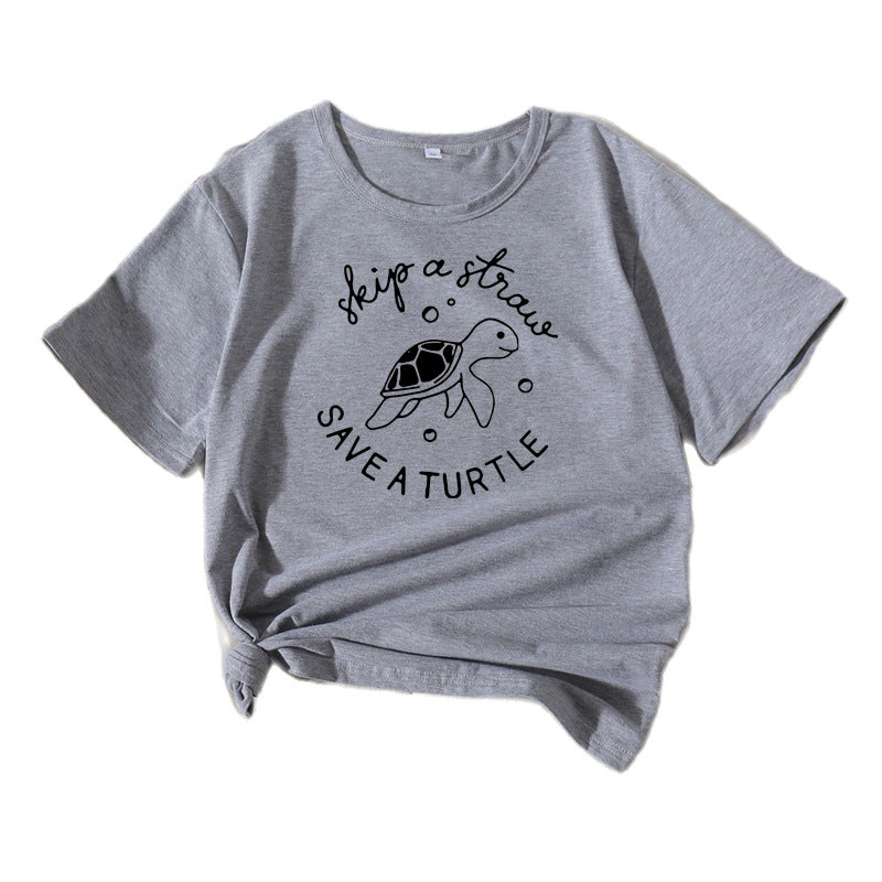 Kvinder eco-bevidst grafik T-shirt Stilla