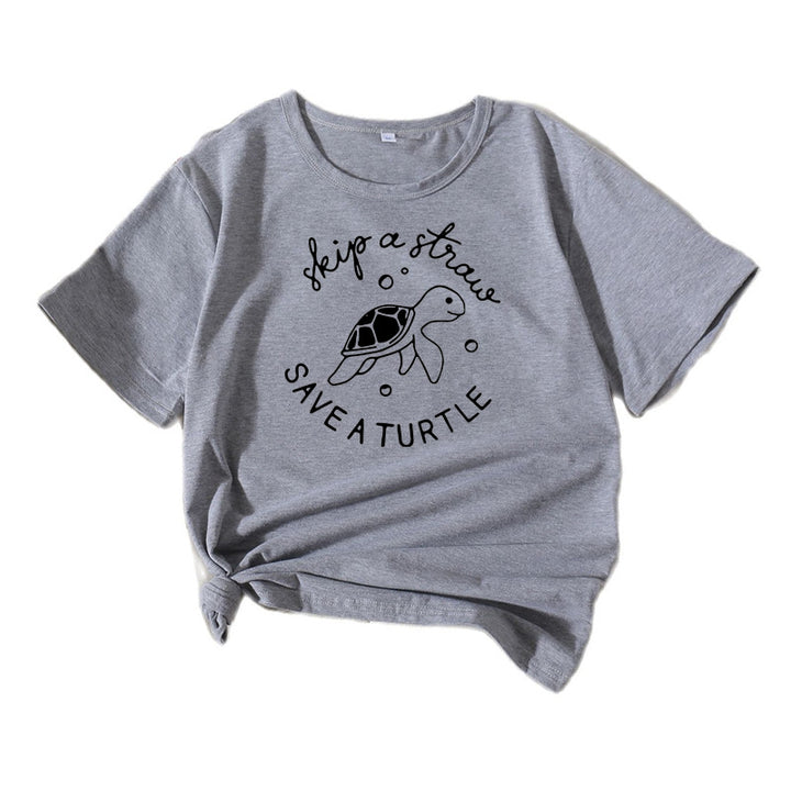 Kvinder eco-bevidst grafik T-shirt Stilla