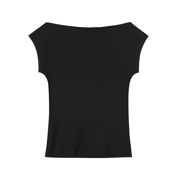 Dame raffineret top med bred pasform og moderne detaljer Skovae