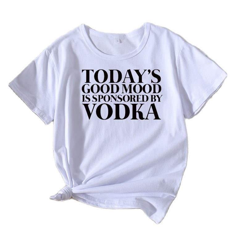 Dame Casual Oversized Statement T-shirt Stilla