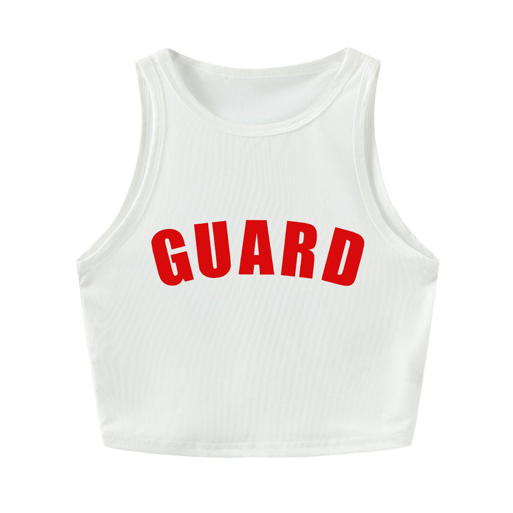 Dame Sporty To-delt Sæt med cropped Tanktop og Shorts Skovae