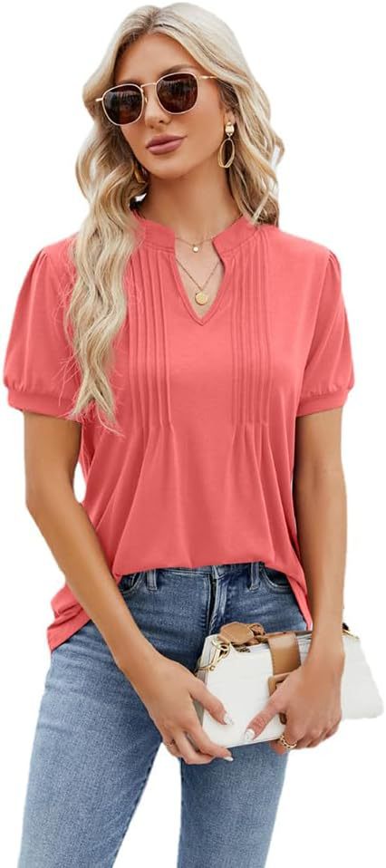 Dame stilfuld plisseret top Stilla