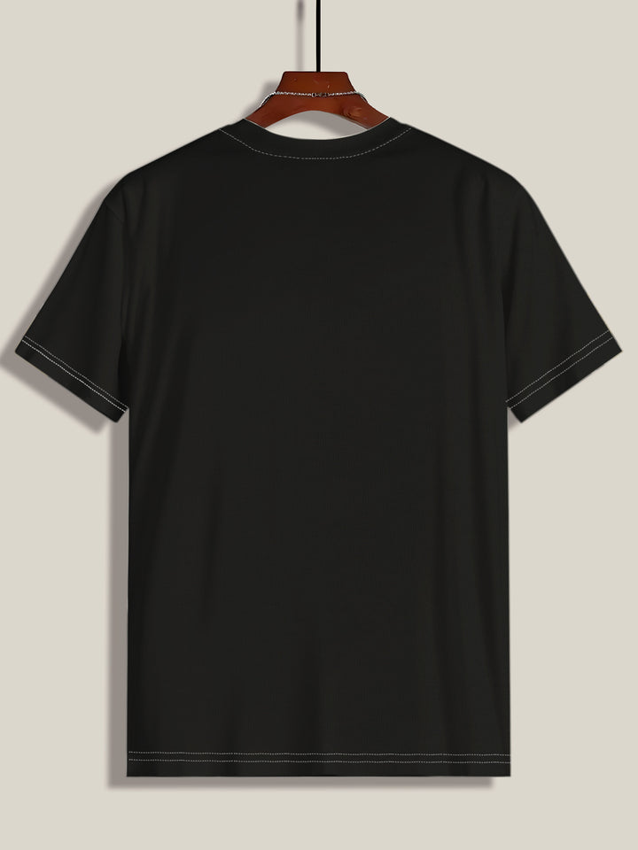 Herrer T-shirt med kraftfuld oksemotiv og åndbare egenskaber Stilla