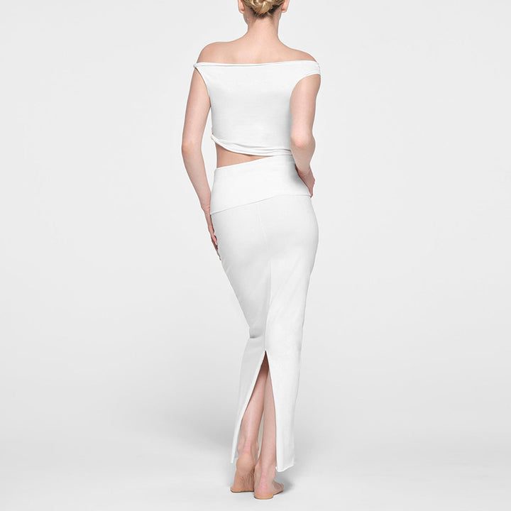 Femme Off-Shoulder Matchende To-Dels Sæt Stilla