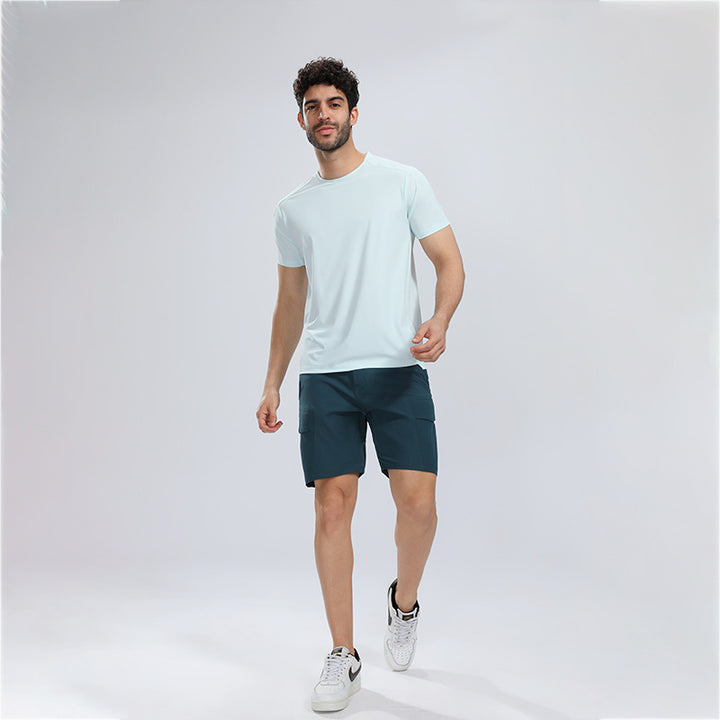 Herrer Åndbart Funktions-T-shirt med ergonomisk pasform og fugttransporterende teknologi Stilla