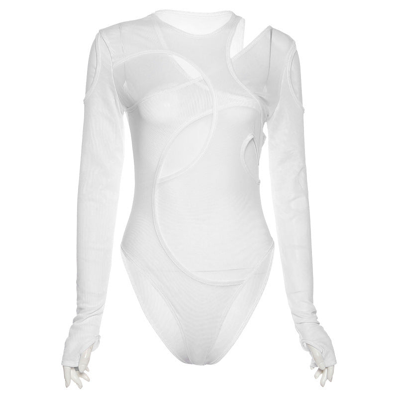 Dame Fashion Bodysuit med usædvanlig snit Stilla