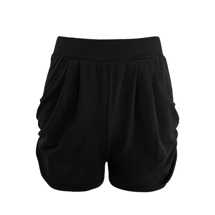 Dame Løse Shorts med høje lommer og folder Stilla