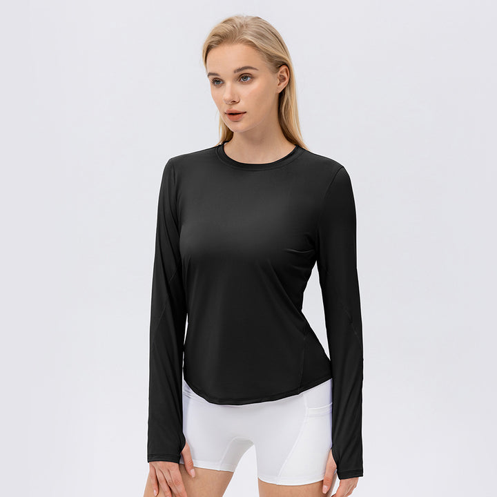 Dame Sporty Langærmet T-shirt med UV-beskyttelse og åndbare egenskaber Stilla