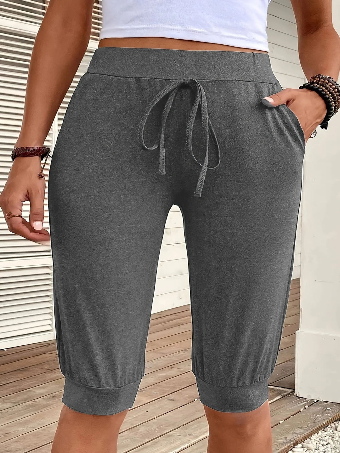 Dame Sporty Kapuhoser i Casual Design med Dekorativ Snor Skovae