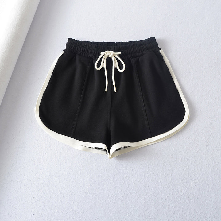 Dame Sporty Sweatshorts med elastisk talje og praktiske lommer Stilla