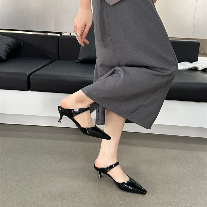 Dame Sling-Pumps med moderne spids design og elegant hælhøjde Stilla