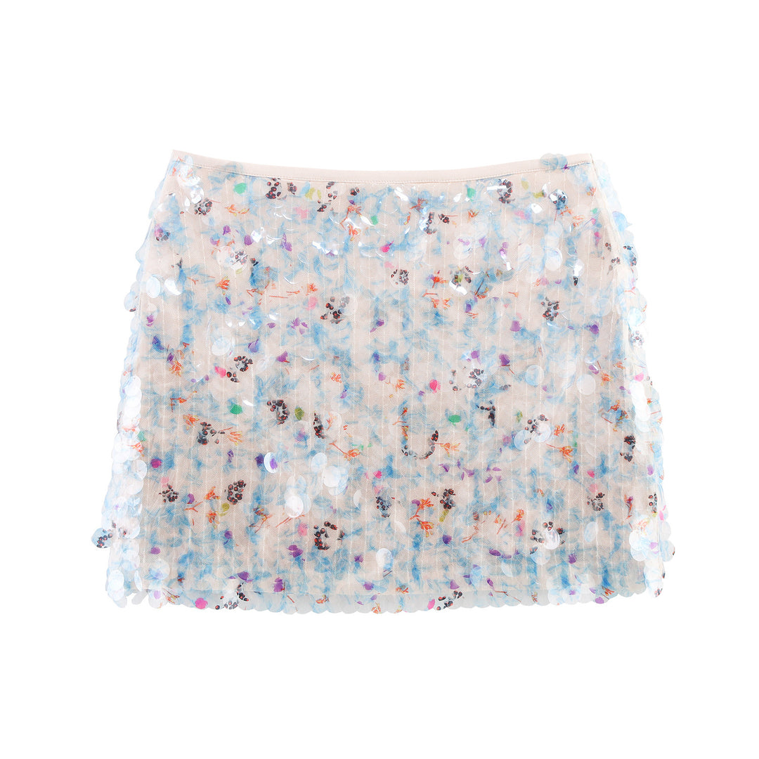 Femme Stilig Paillet Mini nederdel Stilla
