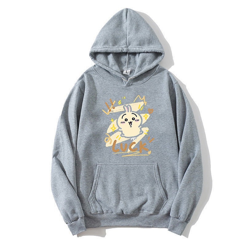 Kvinder hoodie med sjov kanin design Skovae