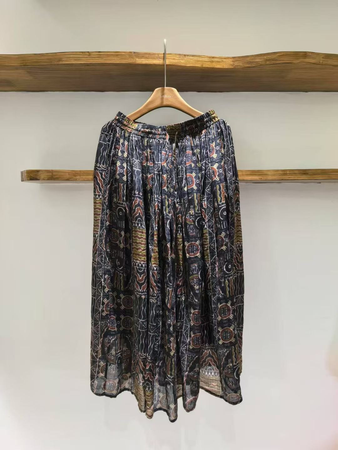 Femme Bohemian Trykt Maxi Nederdel Stilla