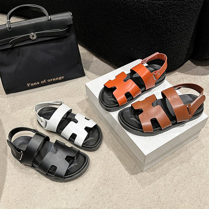 Dame Komfortable Sandaler med justerbare remme Stilla