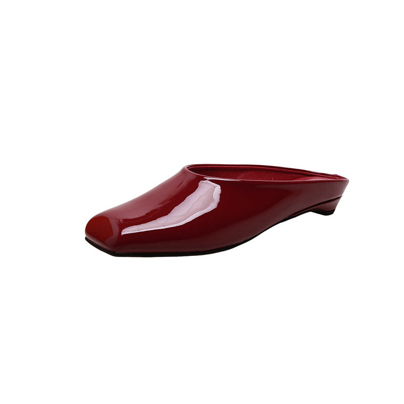 Dame elegante Mules lavet af høj kvalitet laklæder Stilla