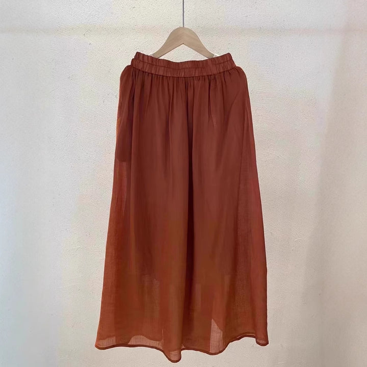 Femme Let og Luftig Maxi Skirt Stilla