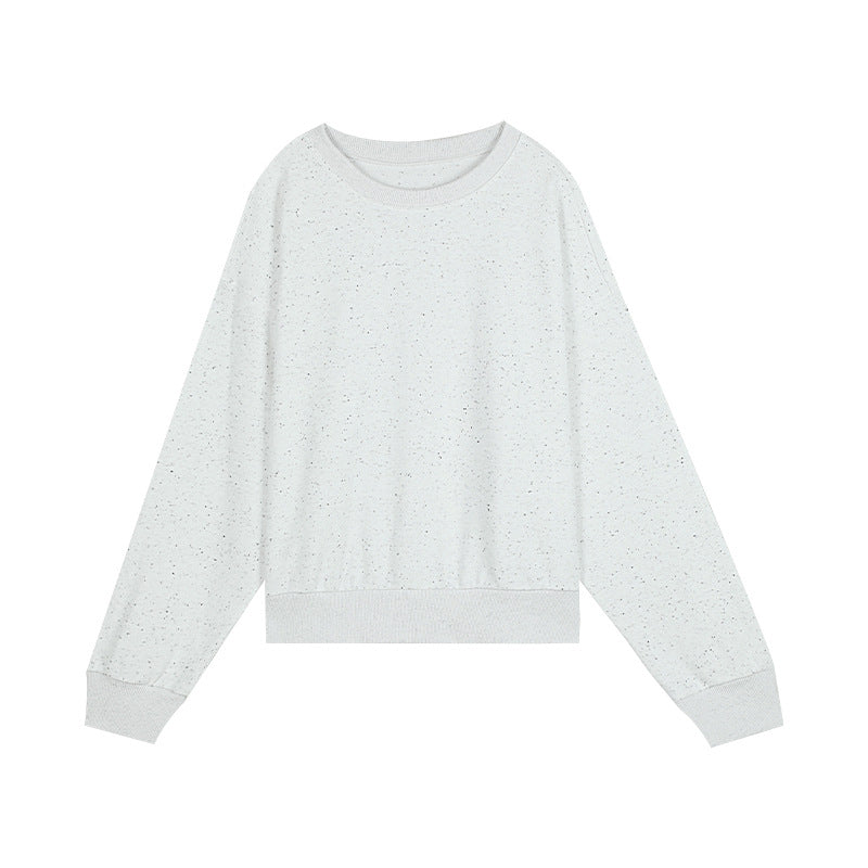 Damer afslappet sweatshirt med fin struktur og blødt indvendigt foer Stilla