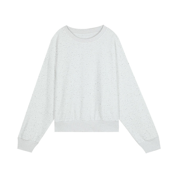 Damer afslappet sweatshirt med fin struktur og blødt indvendigt foer Stilla